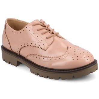 Journee Collection Women & apos;s Claudiya Medium and Wide Width Oxford