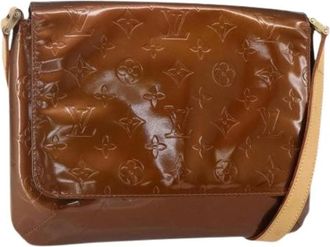 Louis Vuitton Pre-owned Vintage Cross Body Bag - Dames - Vintage Schoudertas - Bruin - ONE Size - Leer - Vintage
