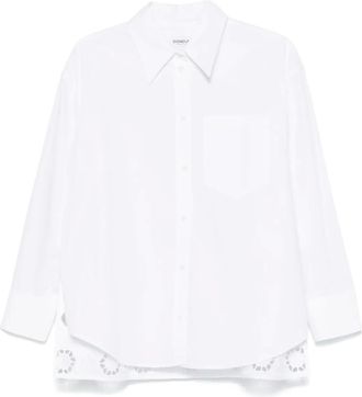 Dondup Camicia in pizzo sangallo - Bianco