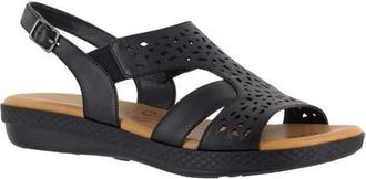 Easy Street Bolt Cutout Sandal - Multiple Widths Available in Black at Nordstrom, Size 6.5