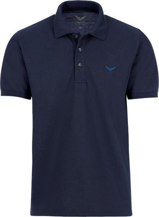 Trigema Poloshirt TRIGEMA TRIGEMA Poloshirt in Piqu&eacute;-Qualit&auml;t, Herren, Gr. 5XL, blau (navy), 100% Baumwolle, Basic, Shirts Poloshirt