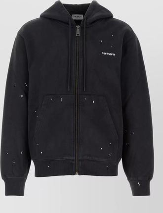 Carhartt Work in Progress cotton zip up hoodie