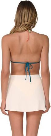Swim Systems Bree Cover-up Mini Skirt in Buttercream Scrunch at Nordstrom, Size X-Small