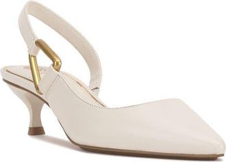 Vince Camuto Inari Slingback Pointed Toe Pump in Coconut Cream at Nordstrom, Size 9.5