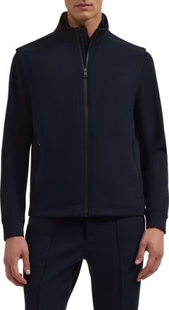 Bugatchi Soft Touch Tech Vest in Navy at Nordstrom, Size Xx-Large
