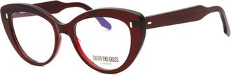 Cutler and Gross CGOP135053 008 Burgundy 53mm