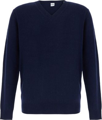 Aspesi Blue V Neck Sweater