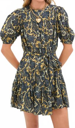 Ulla Johnson Rosalie Short Sleeve Mini Dress In Luna