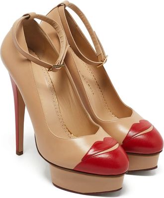 Charlotte Olympia Pumps Kiss Me Dolores! 155mm Pre-owned - Toni neutri