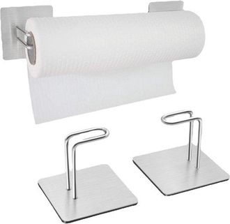 OEM Portarrollos De Papel Higi&eacute;nico Con Estante, Portarrollos De Papel Higi&eacute;nico Plateado, Portarrollos De Papel Higi&eacute;nico, Acero Inoxidable