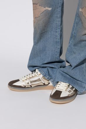 Amiri Sports Shoes Metallic Pacific Bones, Mens, Brown