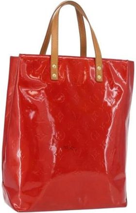Louis Vuitton Pre-owned Leren Tote Tas - Dames - Vintage Shopper - Rood - ONE Size - Leer - Vintage