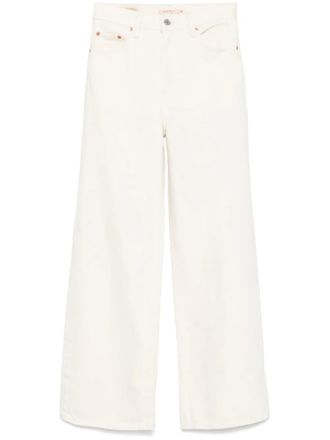 Levi's ribcage wide jeans - White