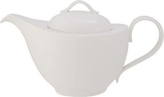Villeroy & Boch New Cottage Basic Teiera, 1,2 L, Porcellana Premium, Bianco