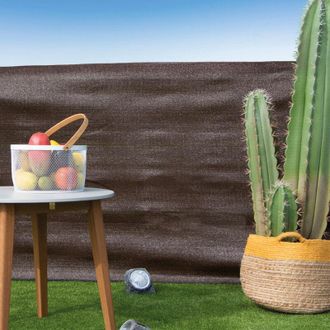 Nortene Nortene - Malla De Ocultaci&oacute;n Recynet Basic 70 Gr Marr&oacute;n 2x50 M