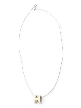 Hermès 2000s H pendant necklace - women - Silver - One Size