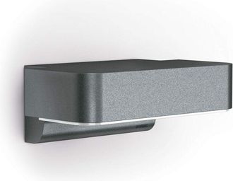 Steinel Lampada da parete l 800 sc, con sensore di movimento a 160°, collegabile tramite app, in alluminio, 7,5 w, colore: Antracite - Steinel