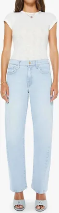 Mother Mid Rise Half Pipe Hover Jean In Instant Replay