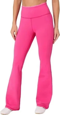 Fabletics Boost PowerHold High-Waisted Flare Pant in Pink Crush at Nordstrom, Size X-Large