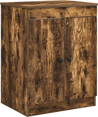 vidaXL Mueble De Cuarto De Ba&ntilde;o Roble Ahumado 54 X 41 X 70 Cm Vidaxl