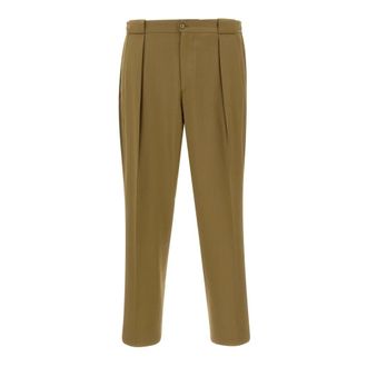 BRIGLIA 1949 Portobellos Trousers - male - Briglia - Cropped Trousers - Brown - M - Trousers