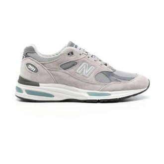 New Balance Sneakers, male, Gray, 10 1/2 UK, Grey Trainers for Stylish Comfort