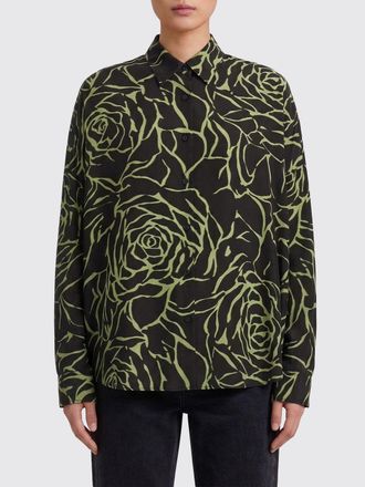 Dries Van Noten Viscose Shirt with Floral Print