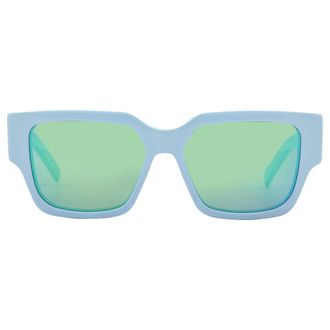 Dior CD SU Blue Mirror Square Mens Sunglasses DM40079U 84Q 55