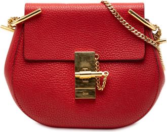 Chlo&eacute; Pre-owned Chloe Small Leather Drew Crossbody Ladies 4B12XZCCA7T4P2XB