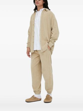 American Vintage Padow corduroy button-fastening shirt - Neutrals