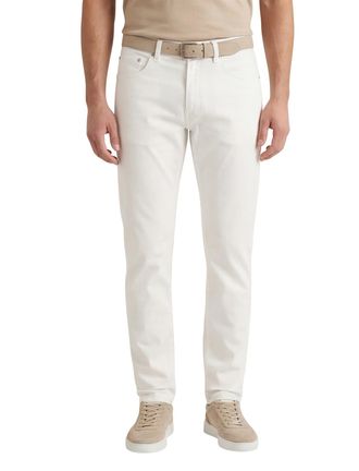 Pierre Cardin katoenen Pierre Cardin pantalon 5-pocket wit Lyon Tapered
