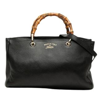 Gucci Pre-owned Handbags, female, Black, Size: ONE SIZE Pre-owned Vintage Handbag