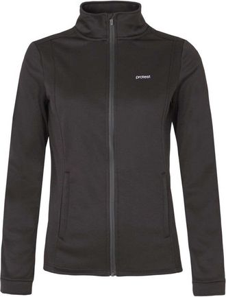 Protest Regen- und Matschjacke PROTEST Bike Jacke PRTRAISIN, Damen, Gr. XL, schwarz (true schwarz), Obermaterial: 100% Polyester PES., Jacken Regen- und Matsc