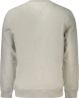Tommy Hilfiger Logo-Embroidered Cotton Sweatshirt - Gray