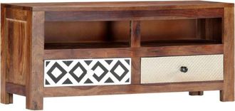 vidaXL Mobile Porta tv 90x30x40 cm in Legno Massello di Acacia - Vidaxl