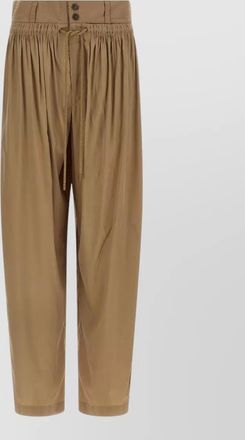 Isabel Marant inaya tailored trousers button detail belt loops