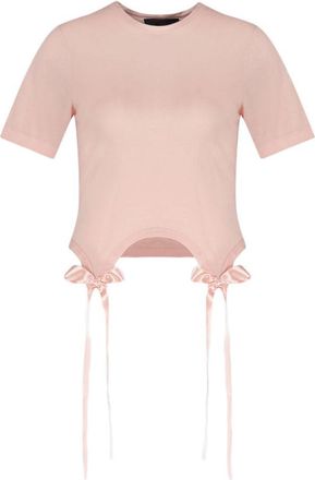 Simone Rocha Bow Tails T-Shirt - Cotton - Pale Pink