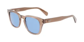 Ferragamo SF 1057S 232 Mens Sunglasses Brown Size 49