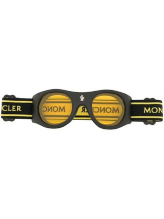 Moncler Maschera da sci con stampa - Giallo