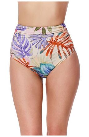 Gottex Cherry Blossom Shirred High Waist Swim Bottom in Blossom-Multi at Nordstrom, Size 10