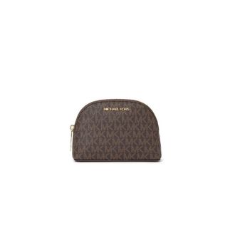 Michael Kors Jet Set Medium Signature Logo reistas - Dames - Tassen - Bruin - Maat: ONE Size Zijde