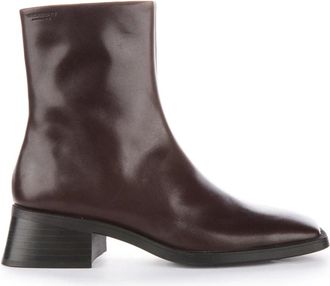 Vagabond Schoenen, Dames, Bruin, 42 EU, Leer, Moderne Blanca Laarzen in Choco