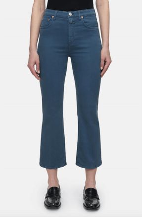 Closed Hi-Sun Cropped Jeans In Graphite Blue