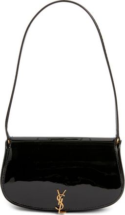 Saint Laurent Mini Voltaire Leather Shoulder Bag in 1000 Noir at Nordstrom