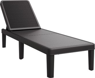 vidaXL Vidaxl - Tumbona Ajustable En 4 Alturas Polipropileno 155,5x57x28 Cm