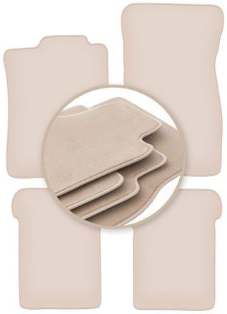 OEM Alfombrillas Premium Beige Para Volkswagen Corrado Coup&eacute; 1988-1994