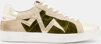 AllSaints Cotton Sheer Leather Bolt Trainers, Size: UK 3/US 6/EU 36