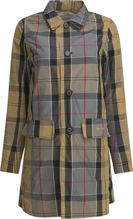 Barbour Womens Reversible Raincoat Babbity Mist-Dress Polyester Trench & Raincoats Mist/dress