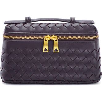 Adornia Burgundy Woven Top Handle Bag at Nordstrom Rack