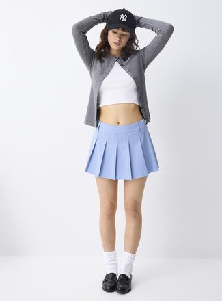 Twik Womens Pleated dress miniskirt